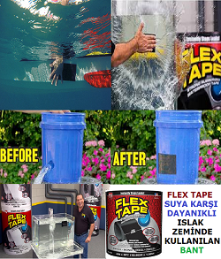 flex tape tamir bandı su sızdırmaz suya dayanıklı bant