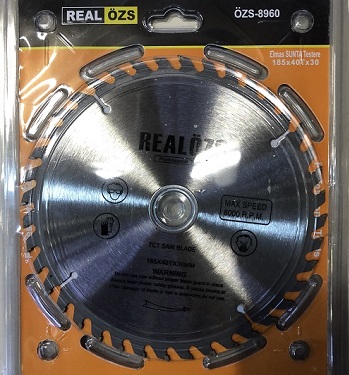 real daire testere disk 185x40 diş